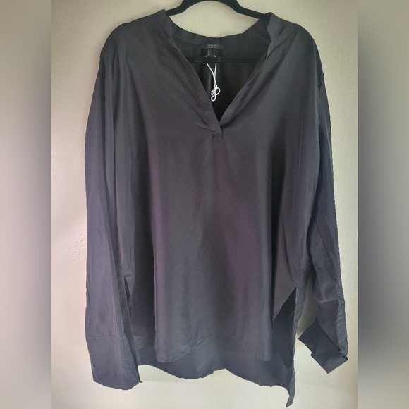 COS Tops - Black COS blouse Tunic Style Size 14 100% Silk